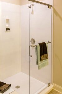 Clear Glass Frameless Shower in new home